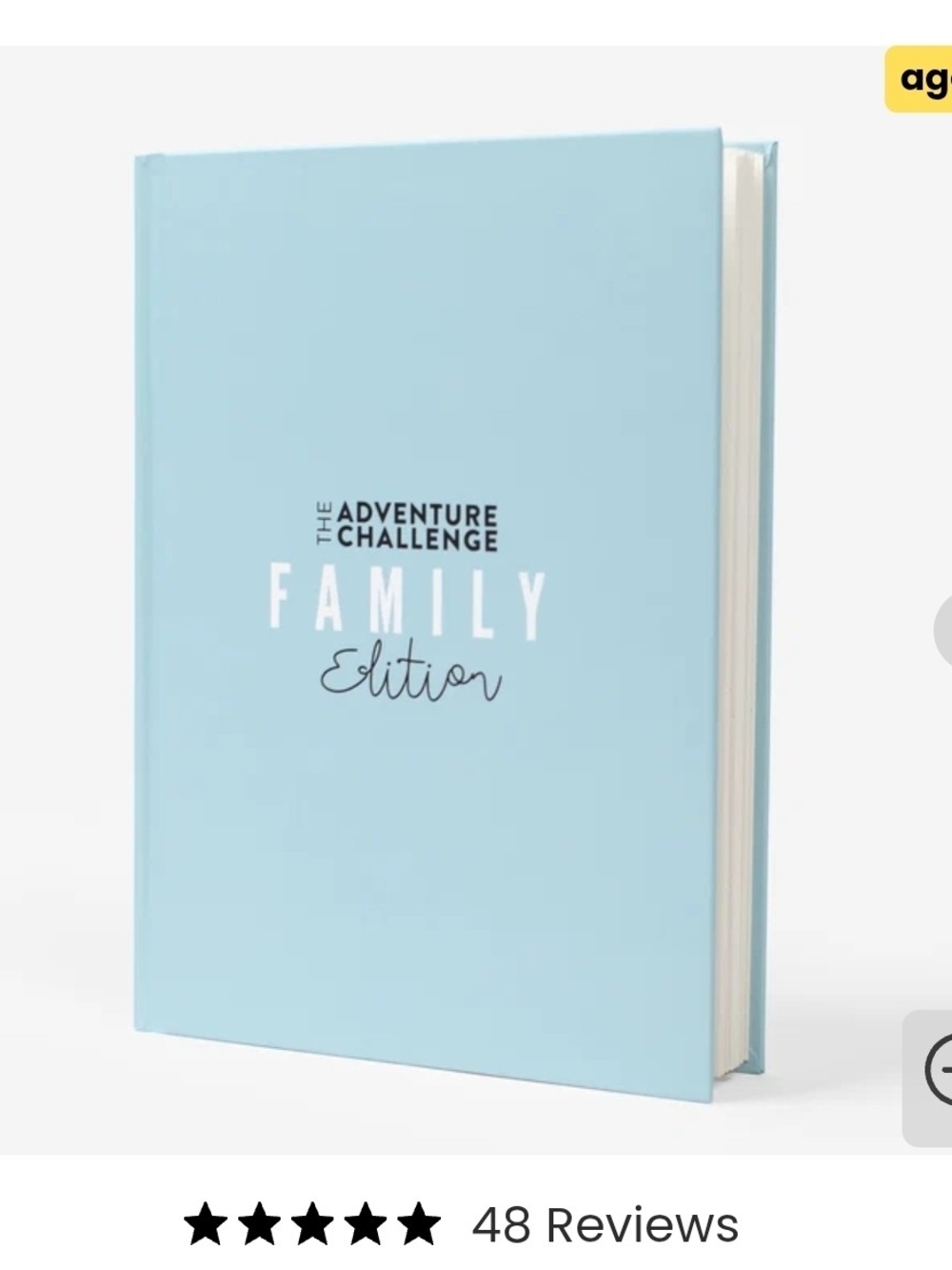 Adventure Challenge Family Edition - Light Blue Keepsake Book